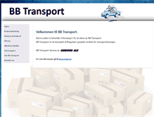 Tablet Screenshot of bbtransport.no